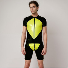 Vector codpiece suit with chest zip
